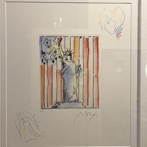 Peter Max  "United We Stand II (Angel/Profile)"