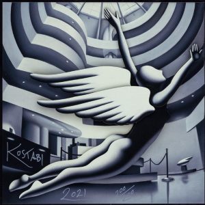 Mark Kostabi "The Wright Spirit"