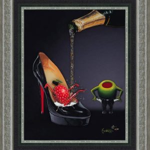 Michael Godard "Champagne Shoe" (Sculptograph)