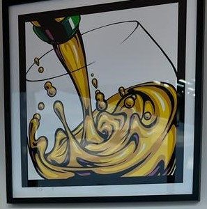 Erwin Dazelle "White Wine Splash" 2021